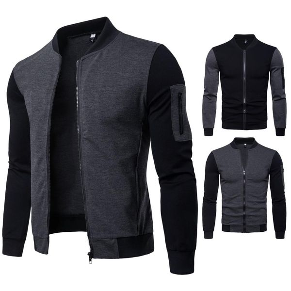 foreign trade men's wear 2018 new style autumn clothing england men stand collar jacket pocket pin xiu rome cardigan, Black;brown
foreign trade men's wear 2018 new style autumn clothing england men stand collar jacket pocket pin xiu rome cardigan, Black;brown