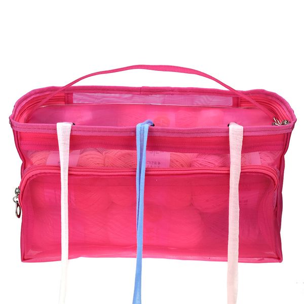 knitting bag organizer yarn storage mesh bag tote storage case for crocheting hook knitting needles sewing accessories
knitting bag organizer yarn storage mesh bag tote storage case for crocheting hook knitting needles sewing accessories