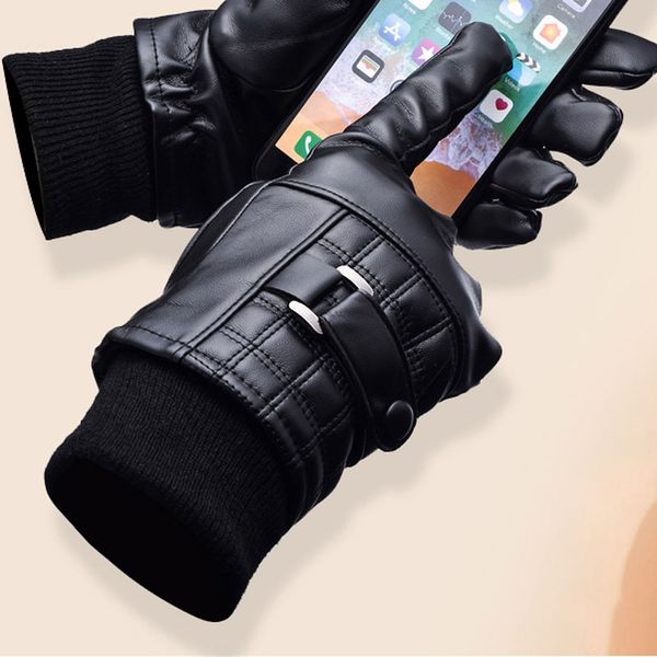 2019 fashionable luxury men' & women' pu leather winter super warm gloves fall fashion phone touch screen finger gloves, Blue;gray
2019 fashionable luxury men' & women' pu leather winter super warm gloves fall fashion phone touch screen finger gloves, Blue;gray