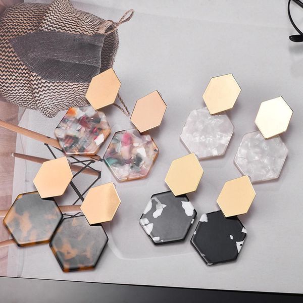 statement tortoiseshell acetate resin acrylic drop earrings colorful earing metal geometric earings fashion jewelry 2019 new, Silver
statement tortoiseshell acetate resin acrylic drop earrings colorful earing metal geometric earings fashion jewelry 2019 new, Silver