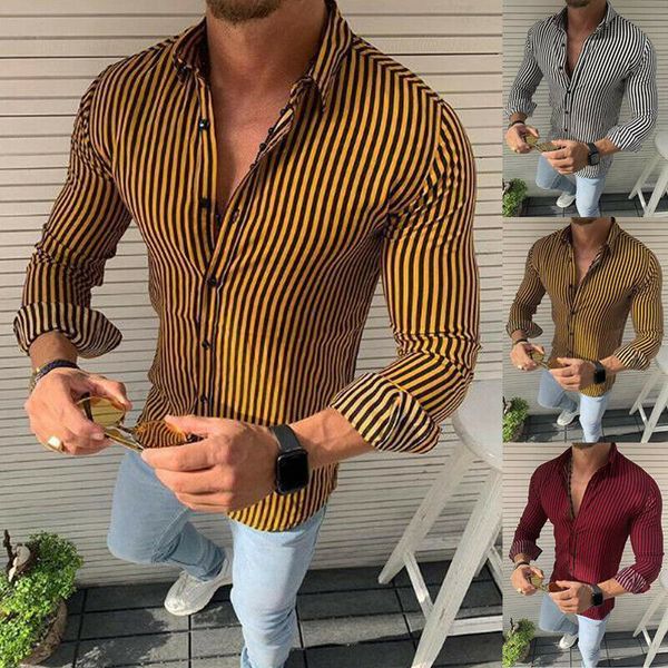 fashion men's slim fit button turn-down collar shirts casual blouse mens long sleeve stripe shirts polyester, White;black
fashion men's slim fit button turn-down collar shirts casual blouse mens long sleeve stripe shirts polyester, White;black
