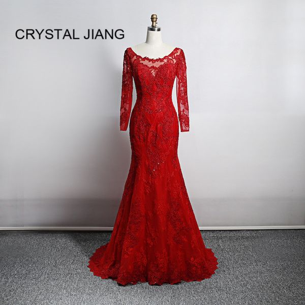 new arrival 2020 red evening dresses long scoop collar lace applique formal gown long sleeves muslim mermaid evening gown, White;black
new arrival 2020 red evening dresses long scoop collar lace applique formal gown long sleeves muslim mermaid evening gown, White;black