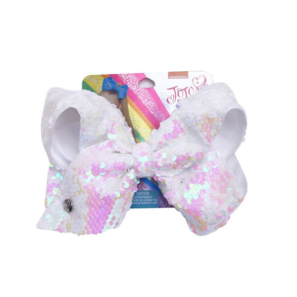 8"jojo siwa hair clip sequin hair bows for girls with clips bowknot handmade decoration party favor for girls jojo bows, Slivery;white
8"jojo siwa hair clip sequin hair bows for girls with clips bowknot handmade decoration party favor for girls jojo bows, Slivery;white