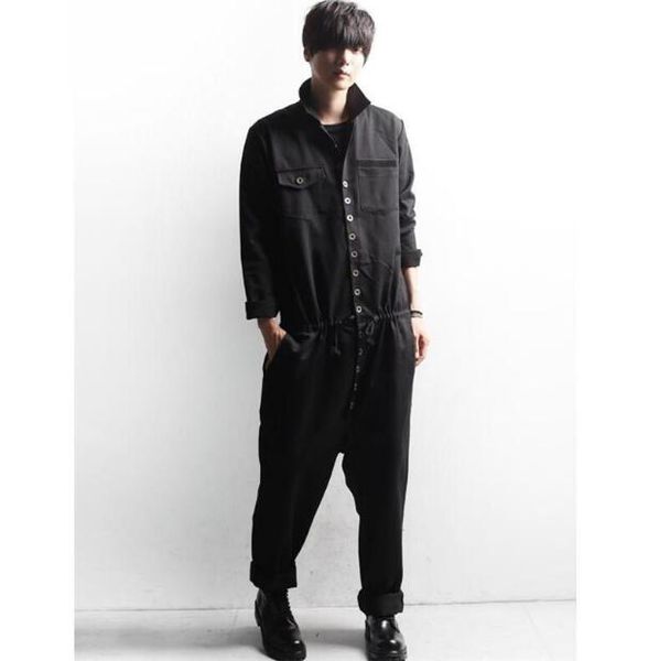 new men fashion trousers autumn jumpsuit male long sleeved jumpsuit piece pants overalls tooling big size fashion street style, Black
new men fashion trousers autumn jumpsuit male long sleeved jumpsuit piece pants overalls tooling big size fashion street style, Black