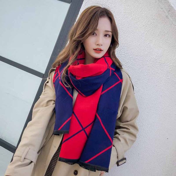 autumn/winter quality cashmere scarf high-end classic brand fashion female scarf ing, Blue;gray
autumn/winter quality cashmere scarf high-end classic brand fashion female scarf ing, Blue;gray