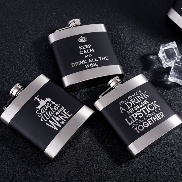 laser english letter hip flask 6oz black stainless steel hip flask metal liquor bottle square whiskey flagon alcohol bottles gift dbc vt0820
laser english letter hip flask 6oz black stainless steel hip flask metal liquor bottle square whiskey flagon alcohol bottles gift dbc vt0820