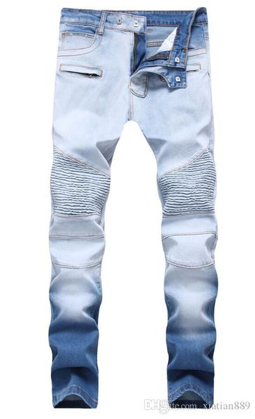fashion men's foreign trade light blue black jeans pants motorcycle biker men washing to do the old fold men trousers casual runway den
fashion men's foreign trade light blue black jeans pants motorcycle biker men washing to do the old fold men trousers casual runway den