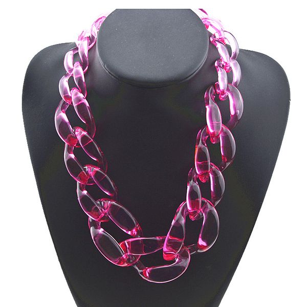 ufavoirte statement necklace glossy resin fashion punk acrylic big chain necklaces & pendants women gift jewelry, Silver
ufavoirte statement necklace glossy resin fashion punk acrylic big chain necklaces & pendants women gift jewelry, Silver