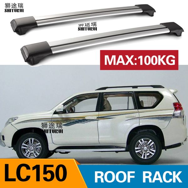 2pcs roof bars for toyota land cruiser 150 prado 2009+2010 2012 lc150 aluminum alloy side bars cross rails roof rack luggage
2pcs roof bars for toyota land cruiser 150 prado 2009+2010 2012 lc150 aluminum alloy side bars cross rails roof rack luggage