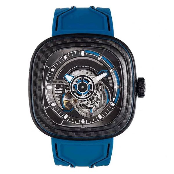 Sevenfriday fa hion blue ilica gel watch ize 47mm black carbon fiber quare dial 201 automatic mechanical waterproof men 039 watch
Sevenfriday fa hion blue ilica gel watch ize 47mm black carbon fiber quare dial 201 automatic mechanical waterproof men 039 watch