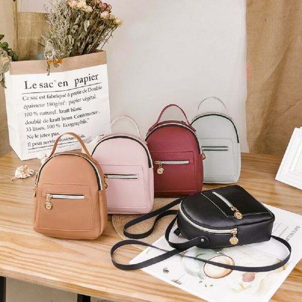 women shoulder crossbody bags chain backpack wild rucksack mini pu leather fashion bag casual solid color 18x6x20cm
women shoulder crossbody bags chain backpack wild rucksack mini pu leather fashion bag casual solid color 18x6x20cm