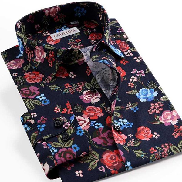 men's casual shirts beach floral printed blouse hawaiian pocket-less design long sleeve standard-fit stylish flowers shirt, White;black
men's casual shirts beach floral printed blouse hawaiian pocket-less design long sleeve standard-fit stylish flowers shirt, White;black