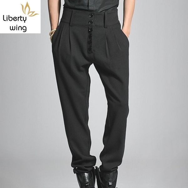 весна новый черный мужская талия кнопки загрузки вырезать длинные high street повседневная свободная посадка шаровары плюс размер мужские бр, Black
весна новый черный мужская талия кнопки загрузки вырезать длинные high street повседневная свободная посадка шаровары плюс размер мужские бр, Black