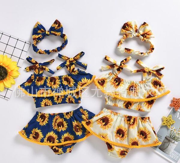 newborn baby suit short sleeve sunflower print toddler summer casual clothes +headband, Blue
newborn baby suit short sleeve sunflower print toddler summer casual clothes +headband, Blue