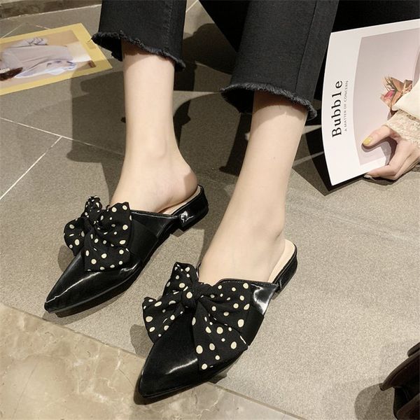 2019 pu leather women fashion butterfly-knot designer slippers soild color slip on pointed toe mules outdoor slippers slides, Black
2019 pu leather women fashion butterfly-knot designer slippers soild color slip on pointed toe mules outdoor slippers slides, Black