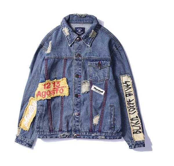 unique vintage ripped men patchwork denim cotton jean jacket designer coats hip hop casual denim jackets designer male fashion streetwear, Black;brown
unique vintage ripped men patchwork denim cotton jean jacket designer coats hip hop casual denim jackets designer male fashion streetwear, Black;brown