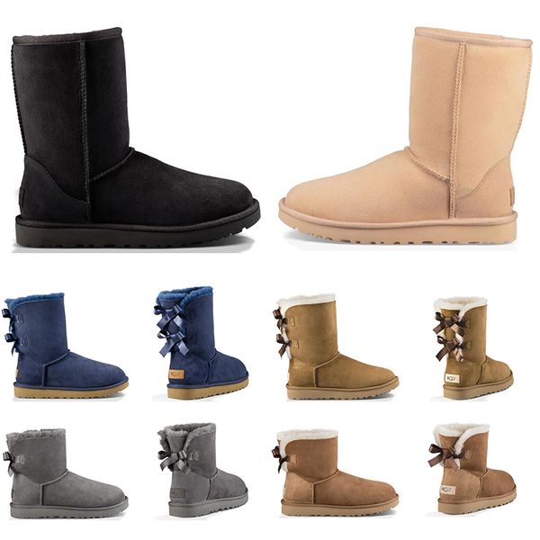 New Vintage Luxury Designer Australia women winter snow boots classic ankle kneel shoes short bow fur boot black Chestnut platform sneakers
New Vintage Luxury Designer Australia women winter snow boots classic ankle kneel shoes short bow fur boot black Chestnut platform sneakers