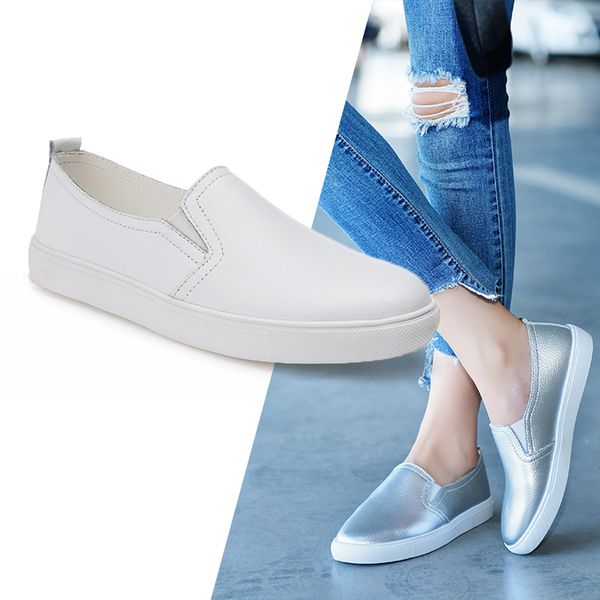women casual loafers genuine leather slip-on flat ballet shoes woman comfortable white nurse shoes walking shoes for women 6688
women casual loafers genuine leather slip-on flat ballet shoes woman comfortable white nurse shoes walking shoes for women 6688