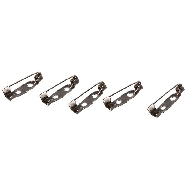 100 pin supports 2 holes 20x5mm silver-design customizes-boutique for fashion, Black
100 pin supports 2 holes 20x5mm silver-design customizes-boutique for fashion, Black