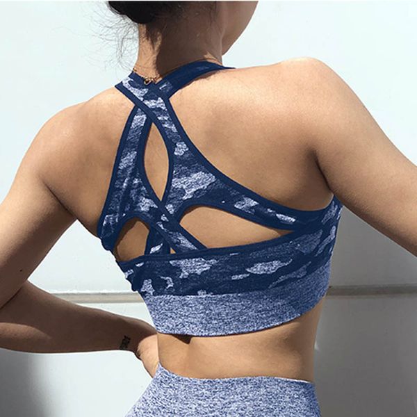 women camo seamless sports bra workout gym crop high impact padded yoga bra active wear women yoga seamless gym vest, White;black
women camo seamless sports bra workout gym crop high impact padded yoga bra active wear women yoga seamless gym vest, White;black