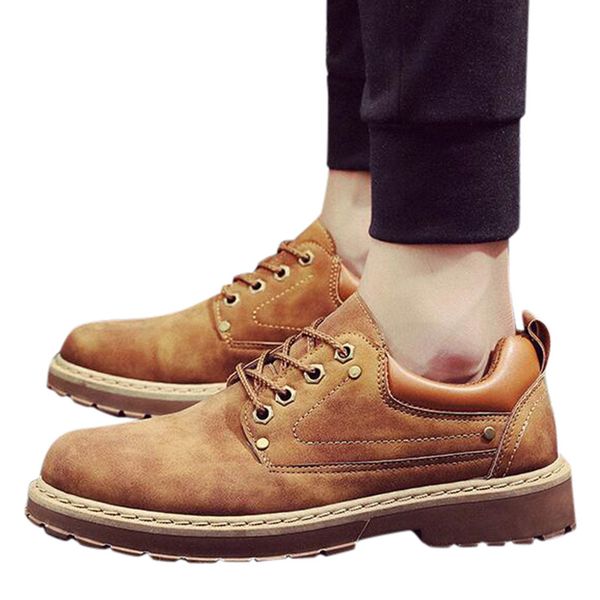 men fashion lace-up ankle boots men british boot autumn winter male botas low-wear-resistant tooling shoes, Black
men fashion lace-up ankle boots men british boot autumn winter male botas low-wear-resistant tooling shoes, Black