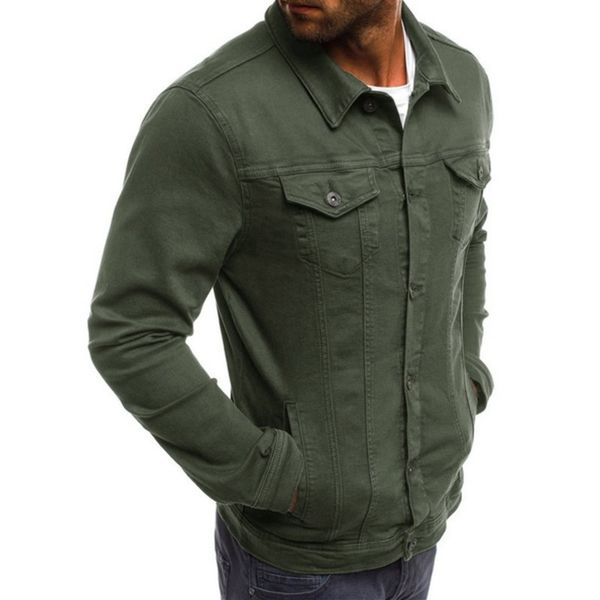 newly men's autumn winter button solid color vintage denim jacket blouse coat turn-down collar cardigan jacket do99, Black;brown
newly men's autumn winter button solid color vintage denim jacket blouse coat turn-down collar cardigan jacket do99, Black;brown