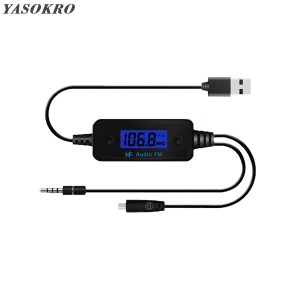 mini 3.5 mm wireless car radio music audio fm transmitter fm modulator transmissor lcd displayer with cable usb charger
mini 3.5 mm wireless car radio music audio fm transmitter fm modulator transmissor lcd displayer with cable usb charger