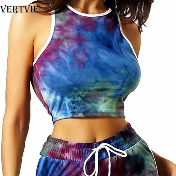 vertvie 2020 women sport suit 2 piece yoga set neon tie dye biker shorts workout tracksuit summer outfit ladies running suit, White;red
vertvie 2020 women sport suit 2 piece yoga set neon tie dye biker shorts workout tracksuit summer outfit ladies running suit, White;red