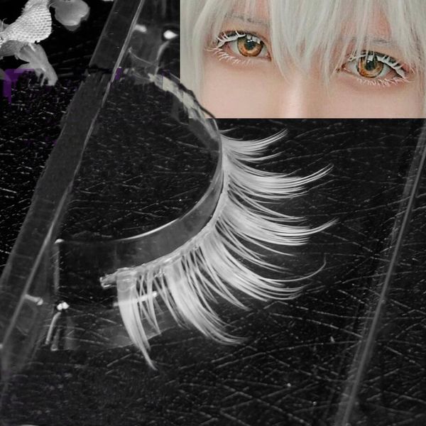 6 pairs/lot white eyelashes cosplay makeup natural long cross strip false eye lashes
6 pairs/lot white eyelashes cosplay makeup natural long cross strip false eye lashes