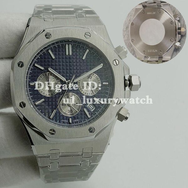 luxury mens designer watch japan vk chronograph movement watches full stainless steel 5atm waterproof super luminous 41mm montre de luxe, Slivery;brown
luxury mens designer watch japan vk chronograph movement watches full stainless steel 5atm waterproof super luminous 41mm montre de luxe, Slivery;brown