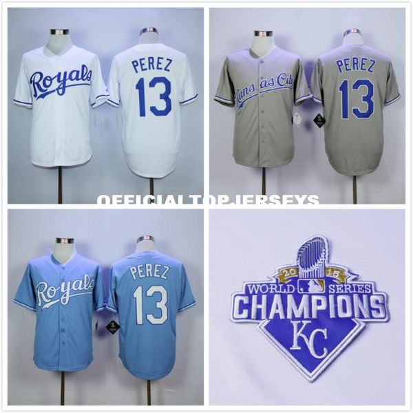 mens 13 salvador perez jersey white gray blue, Black;blue
mens 13 salvador perez jersey white gray blue, Black;blue