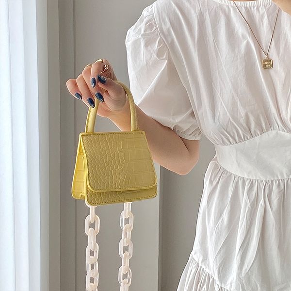 fresh and lovely crocodile mini hand bag 2020 small niche fashion new acrylic shoulder strap crossbody bag
fresh and lovely crocodile mini hand bag 2020 small niche fashion new acrylic shoulder strap crossbody bag
