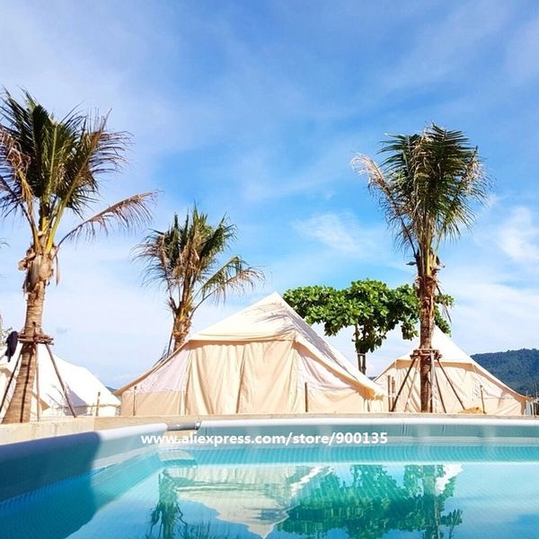 outdoor large cotton canvas campsite vacation glamping touareg tent party event tent for 8~10 persons
outdoor large cotton canvas campsite vacation glamping touareg tent party event tent for 8~10 persons