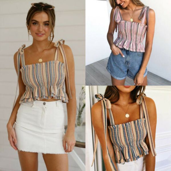 casual colorful bowknot women stripe vest square collar sleeveless slim fit camisole short ruffles high quality, White
casual colorful bowknot women stripe vest square collar sleeveless slim fit camisole short ruffles high quality, White