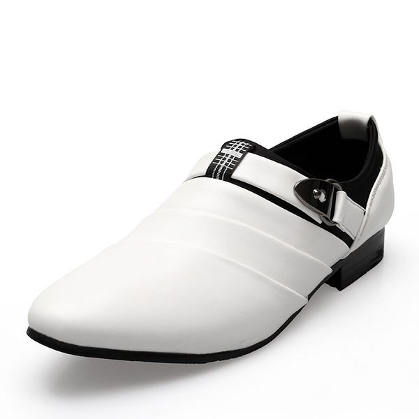 business men formal shoes black / white man oxfords eu 39-44 latest style pointed toe slip on men fashion flats
business men formal shoes black / white man oxfords eu 39-44 latest style pointed toe slip on men fashion flats