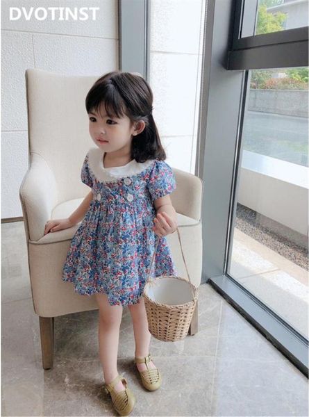 dvotinst baby girl clothes summer floral dress cute doll collar short sleeve costume kids outfit infant tollder cotton clothing, Red;yellow
dvotinst baby girl clothes summer floral dress cute doll collar short sleeve costume kids outfit infant tollder cotton clothing, Red;yellow