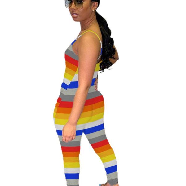 women's jumpsuits & rompers wholesale summer 2021 arrival colorful striped printed evening party club korean outfits, Black;white
women's jumpsuits & rompers wholesale summer 2021 arrival colorful striped printed evening party club korean outfits, Black;white