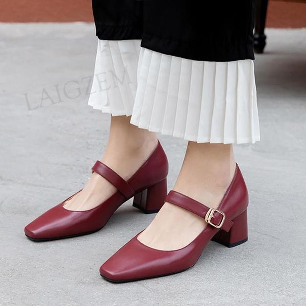 women 5cm heels pumps nature leather block heels mary janes shoes woman ladies 2020 vintage party sandals size 37 38 39, Black
women 5cm heels pumps nature leather block heels mary janes shoes woman ladies 2020 vintage party sandals size 37 38 39, Black