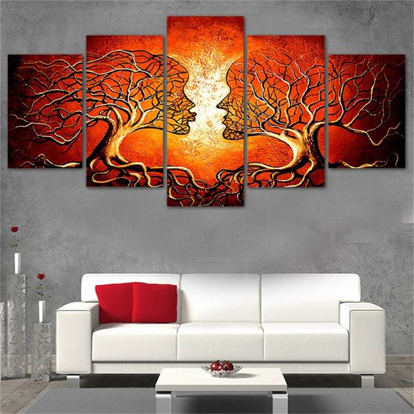 5 pieces canvas painting kissing tree wall art home decoration abstract landscape print on canvas home & kitchen
5 pieces canvas painting kissing tree wall art home decoration abstract landscape print on canvas home & kitchen