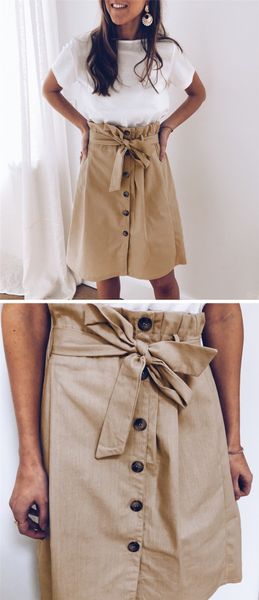 dhl womens casual high waist button up skirt a line elastic waist pockets midi length pleated midiskirt, Black
dhl womens casual high waist button up skirt a line elastic waist pockets midi length pleated midiskirt, Black