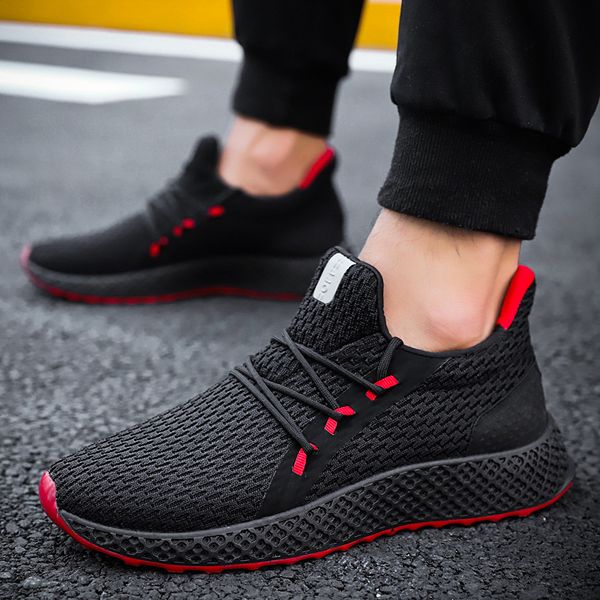 men casual shoes lac-up men shoes lightweight sneakers comfort mesh breathable walking sneakers tenis feminino zapatos, Black
men casual shoes lac-up men shoes lightweight sneakers comfort mesh breathable walking sneakers tenis feminino zapatos, Black