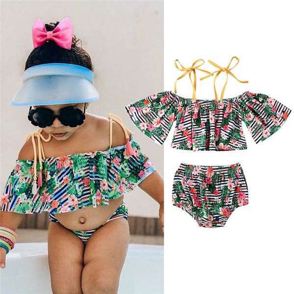 1-6y toddle kids baby girl sling summer swimwear swimsuit bikini beachwear swimming bathing suit girl clothes costume 2pcs set, White
1-6y toddle kids baby girl sling summer swimwear swimsuit bikini beachwear swimming bathing suit girl clothes costume 2pcs set, White