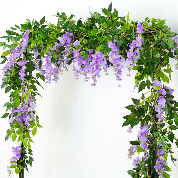 искусственный поддельный цветы шелковый глициния ivy vine висячие garland свадьба партии поставки рождество главная сад свадебные украшения
искусственный поддельный цветы шелковый глициния ivy vine висячие garland свадьба партии поставки рождество главная сад свадебные украшения
