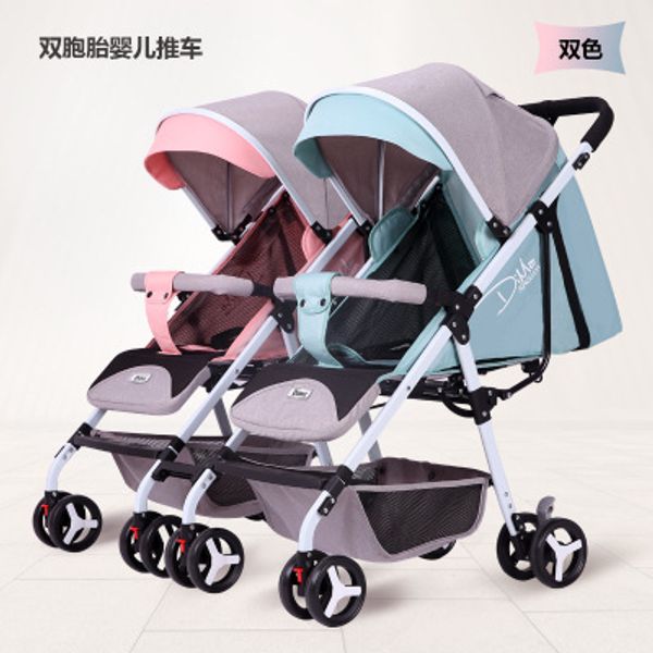 multifunctional twin baby stroller lightweight folding can sit reclining detachable twin trolley
multifunctional twin baby stroller lightweight folding can sit reclining detachable twin trolley