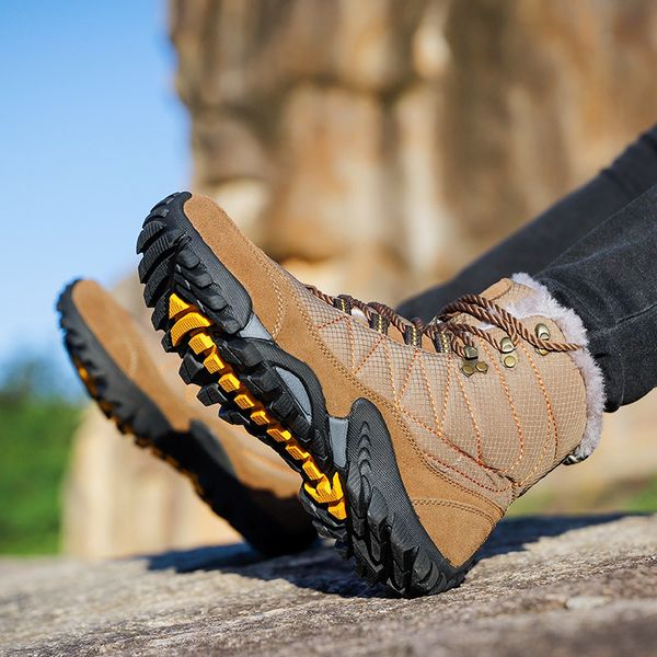 men sport outdoor shoes high martin plush boots hiking shoes for men waterproof outdoor climbing trekking sneakers
men sport outdoor shoes high martin plush boots hiking shoes for men waterproof outdoor climbing trekking sneakers