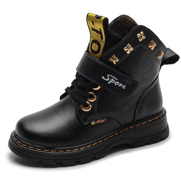 winter martin boots for boys and kids leather boots fashion snow plush warm non-slip rubber ankle for children shoes, Black;grey
winter martin boots for boys and kids leather boots fashion snow plush warm non-slip rubber ankle for children shoes, Black;grey