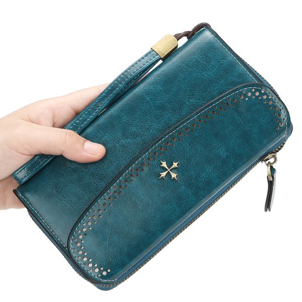 wallet ladies hollow long zipper clutch bag 2019 creative korean version of the multi-function mobile phone bag, Red;black
wallet ladies hollow long zipper clutch bag 2019 creative korean version of the multi-function mobile phone bag, Red;black