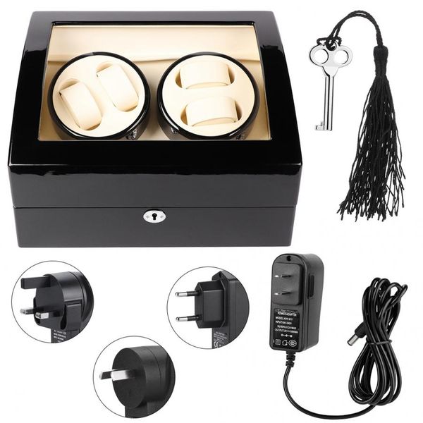 motor shaker watch winder holder display 4+6 automatic electric motor watch storage box storage case quiet multiple rotati, Black;blue
motor shaker watch winder holder display 4+6 automatic electric motor watch storage box storage case quiet multiple rotati, Black;blue