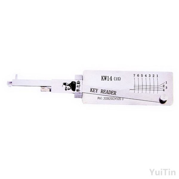 New Sell Genuine Lishi KW14(15) Key Decoder Used to Read the Code for Car Kawasaki Motorcycle
New Sell Genuine Lishi KW14(15) Key Decoder Used to Read the Code for Car Kawasaki Motorcycle