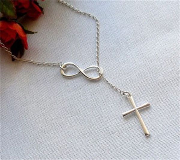 ancient silver infinite symbol cross charm necklace wedding party event chain designer necklace women ladies jewelry gift ing
ancient silver infinite symbol cross charm necklace wedding party event chain designer necklace women ladies jewelry gift ing